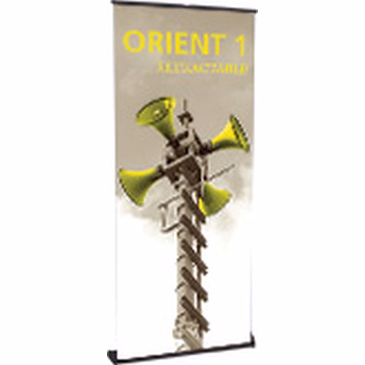 Orient 850 Black Retractable Banner Stand