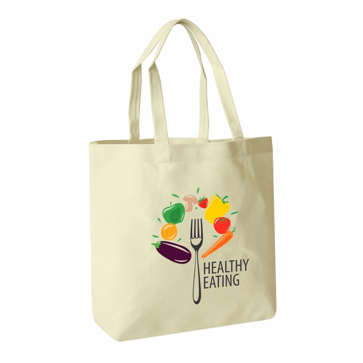 Large Cotton Canvas Tote - OVERSEAS