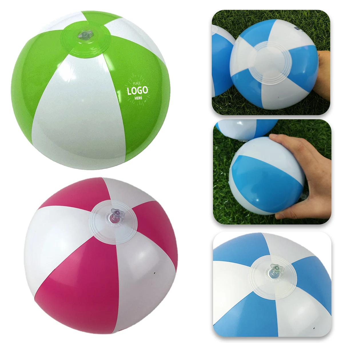 Small beach ball in hand 1