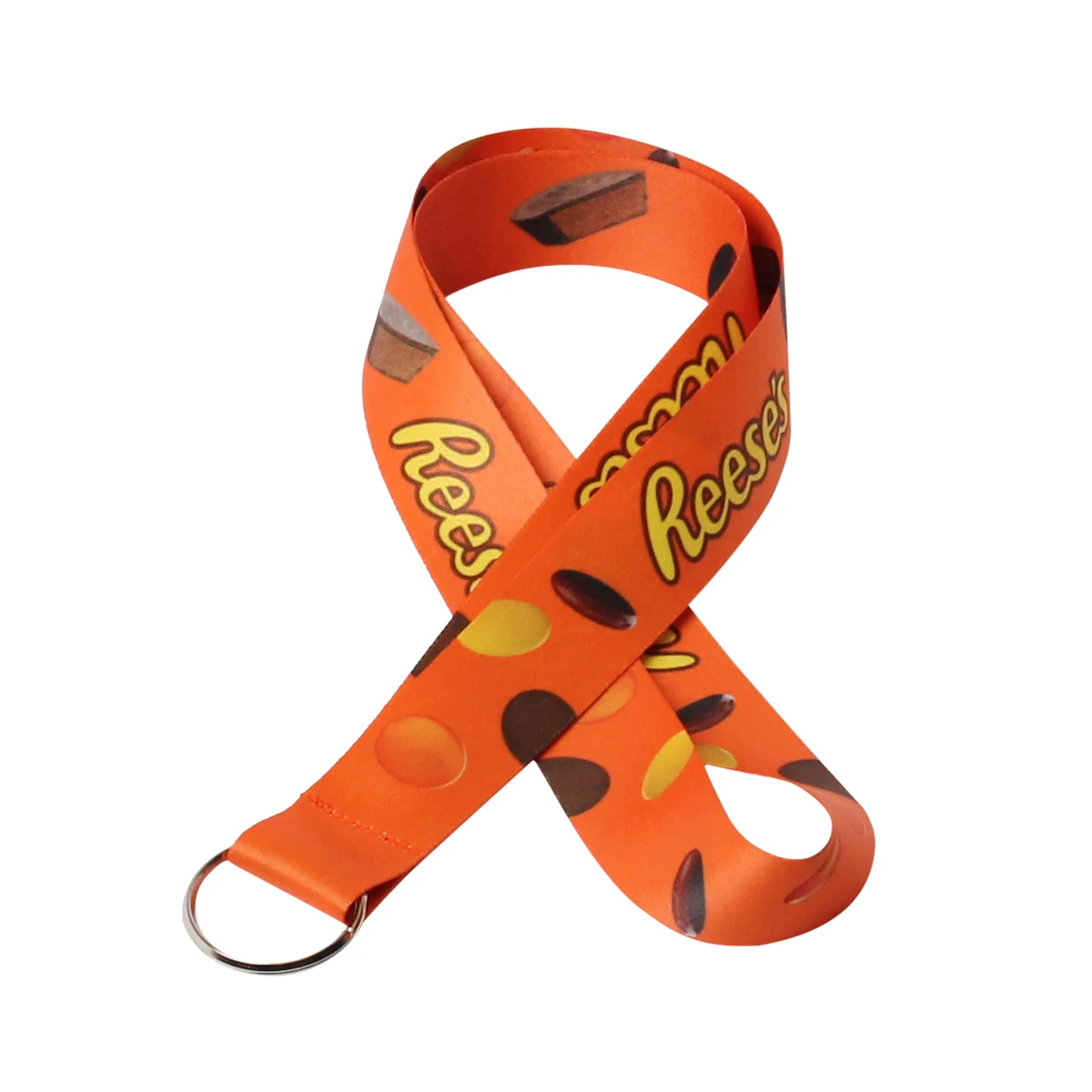 1" Digitally Sublimated Lanyard w/ Keyring 1