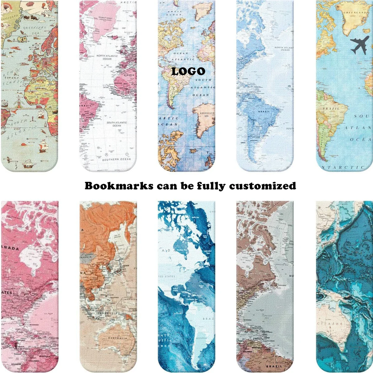 Magnetic Bookmarks Set of 10 1