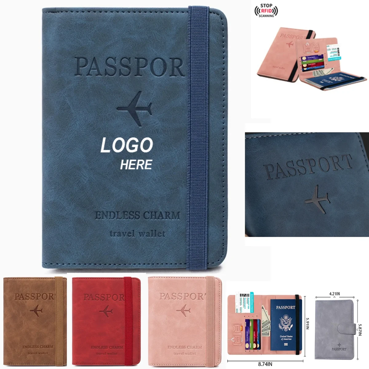 All-in-One Leather Passport Case 1