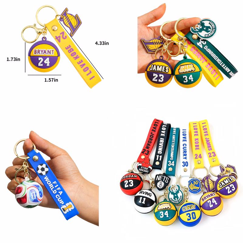 Mini Basketball Keychain
