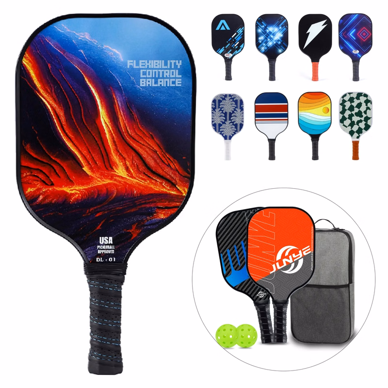 Glass Carbon Fiber Pickleball Racket