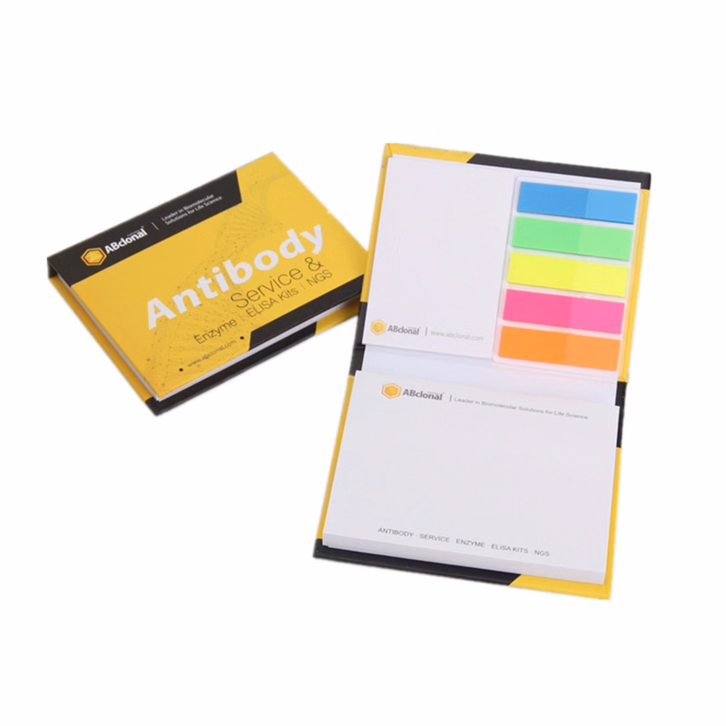 Sticky Memo Pad With Flag Index Tabs