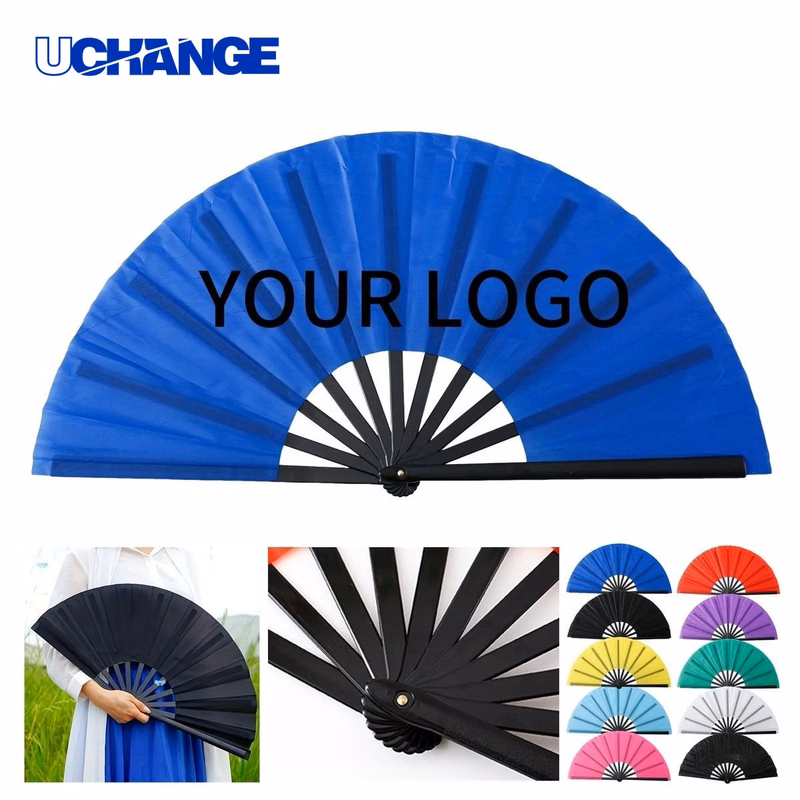 Plastic Handheld Fan with Silkscreen Print Area