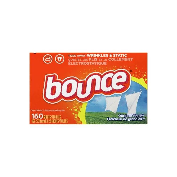 Bounce Dryer Sheets - 160 Count Outdoor Fresh 1