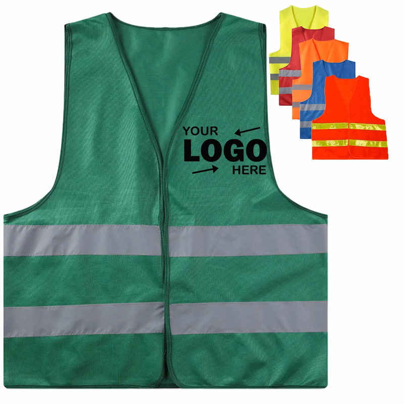 Assorted Colors Lightweight Polyester Reflective Vest
