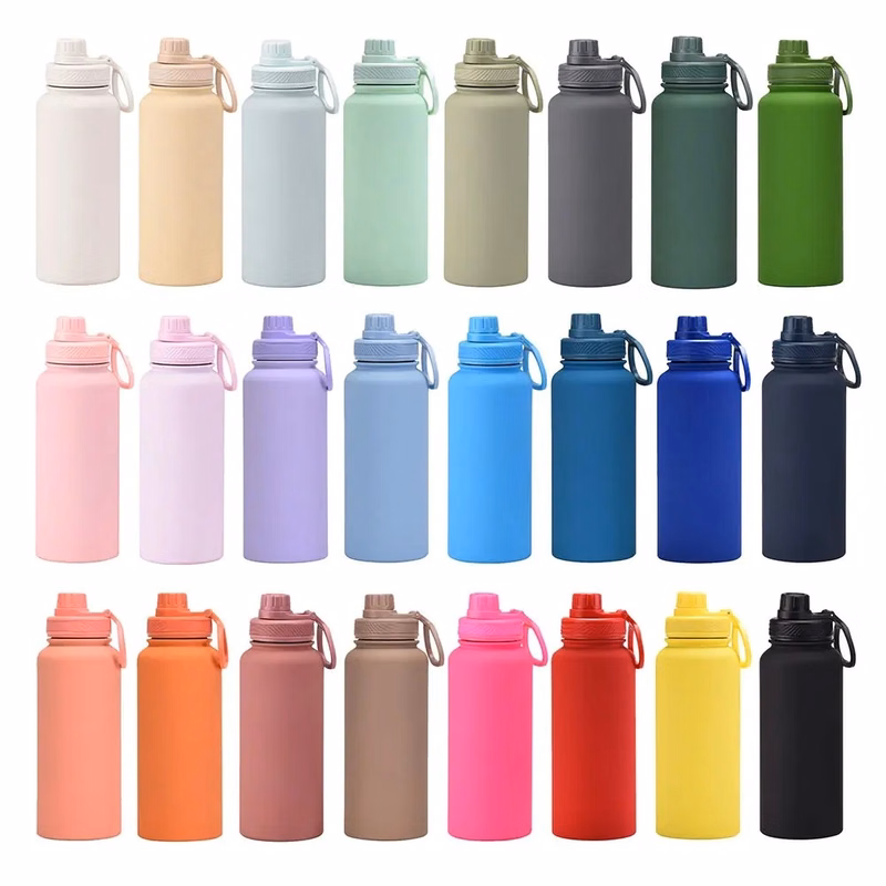 18 oz Double Wall Vacuum Insulated Sports Water Bottle