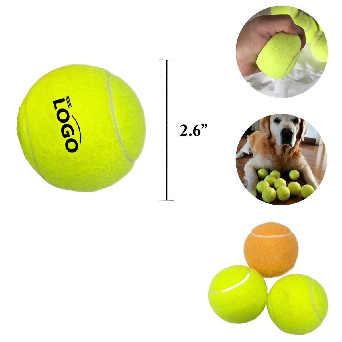 Squeaky Tennis Balls Pet 1