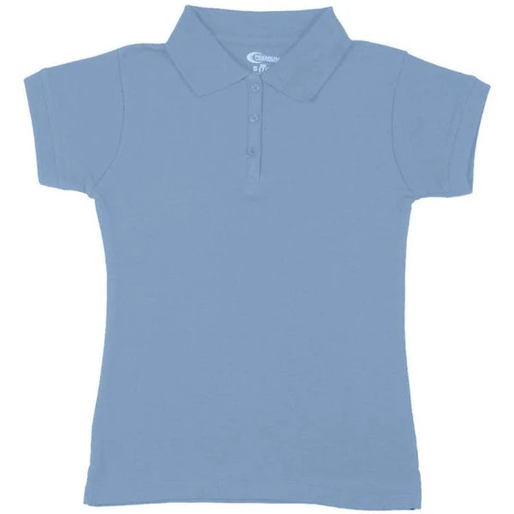 Girls' Polo Shirts - Light Blue Size 5/6 (XS) 1