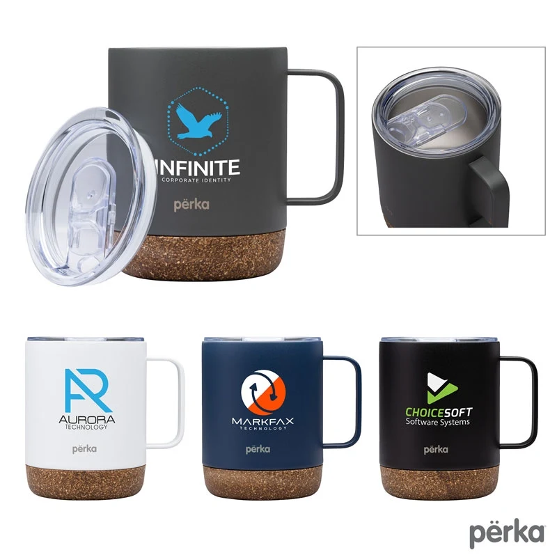 Perka® Wyatt 12 oz. Double Wall, Stainless Steel Camping Mug 1