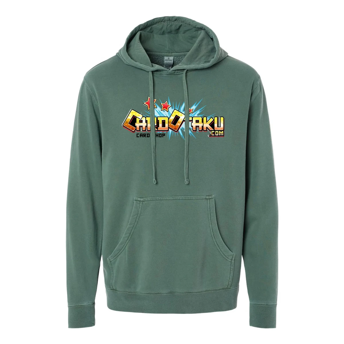 Unisex Midweight Pigment Dyed Hooded Pullover 1