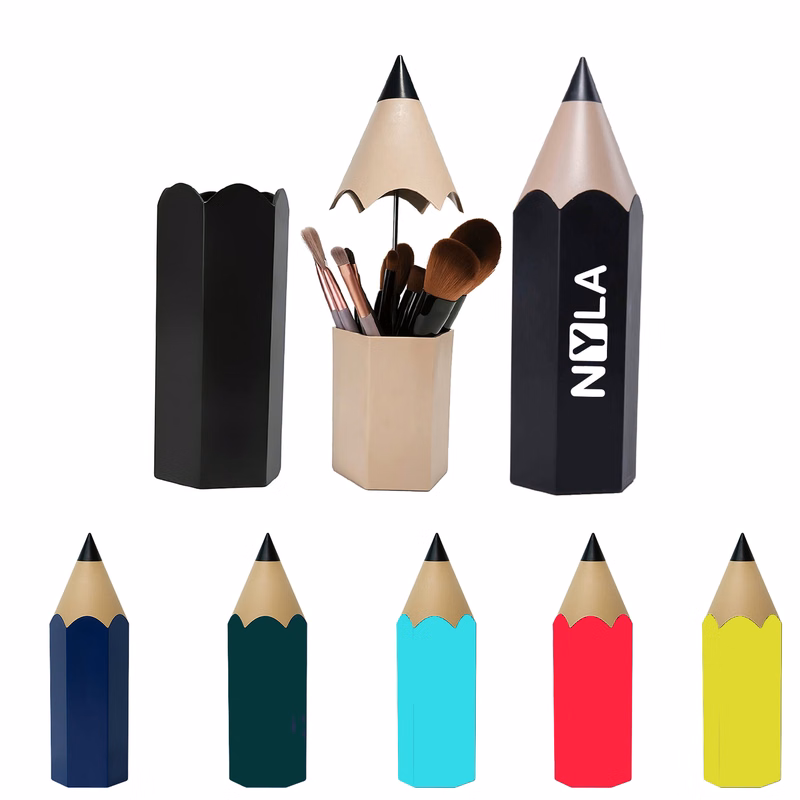 Pencil Shape Holder With Double Layer Structure