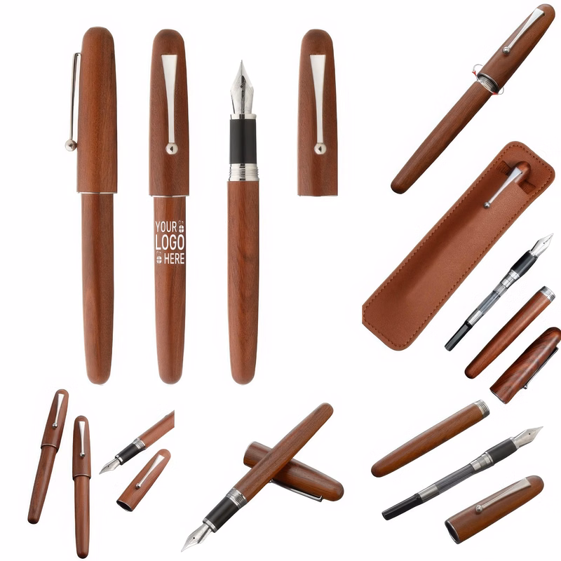 Wooden Promotional Fountain Pen