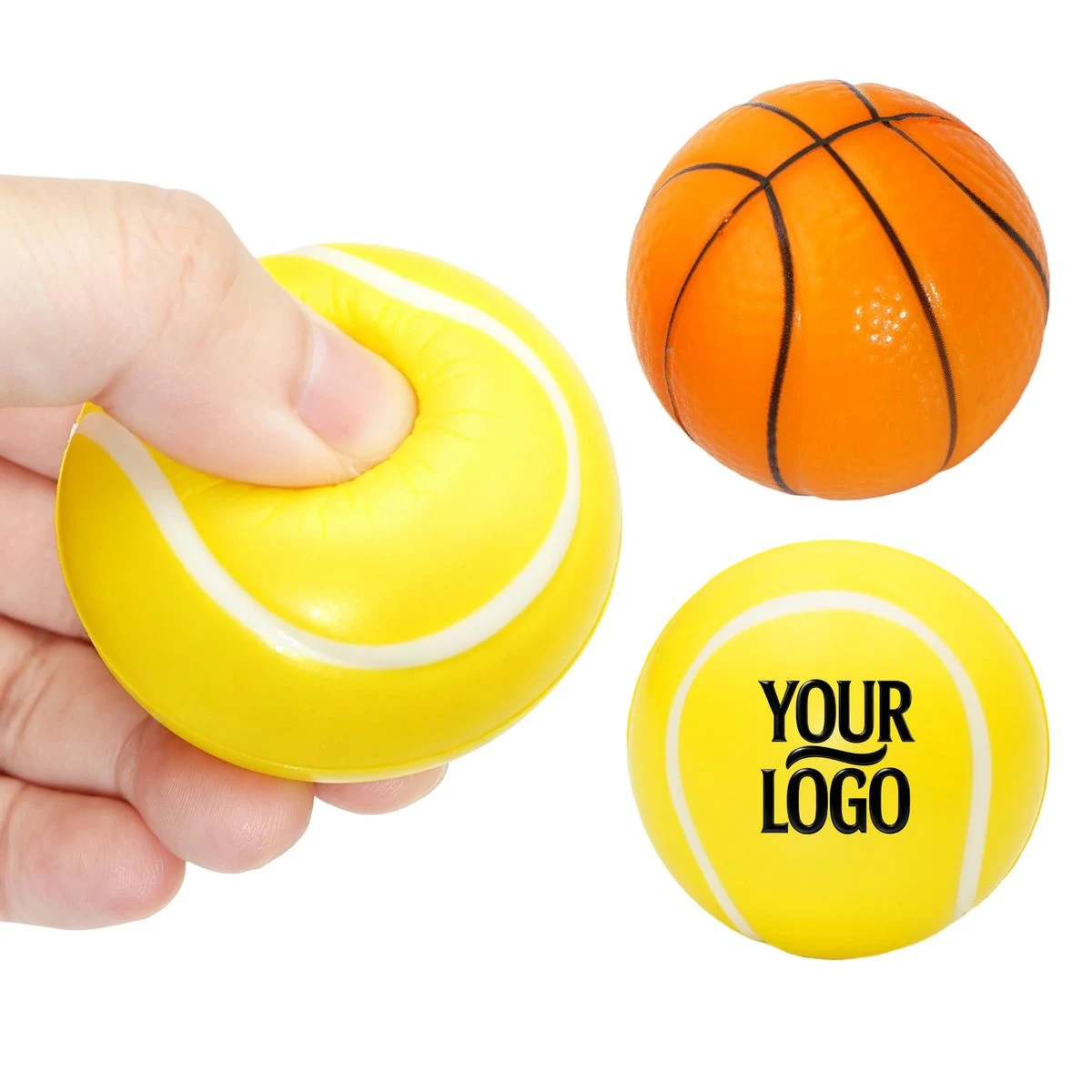 Assorted Sports Themed PU Squeeze Balls 1