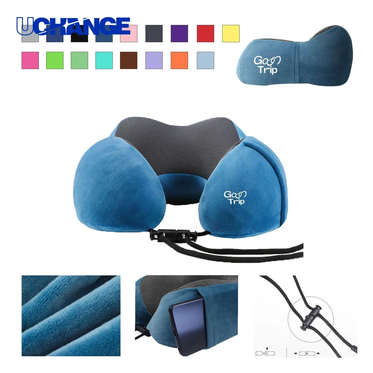Travel Neck Pillow for Long Distance Trips 1