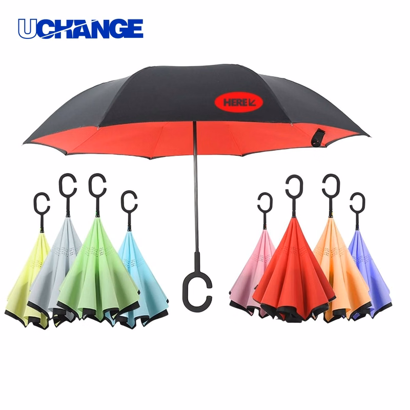 Folding Inverted Umbrella for Rain Protection