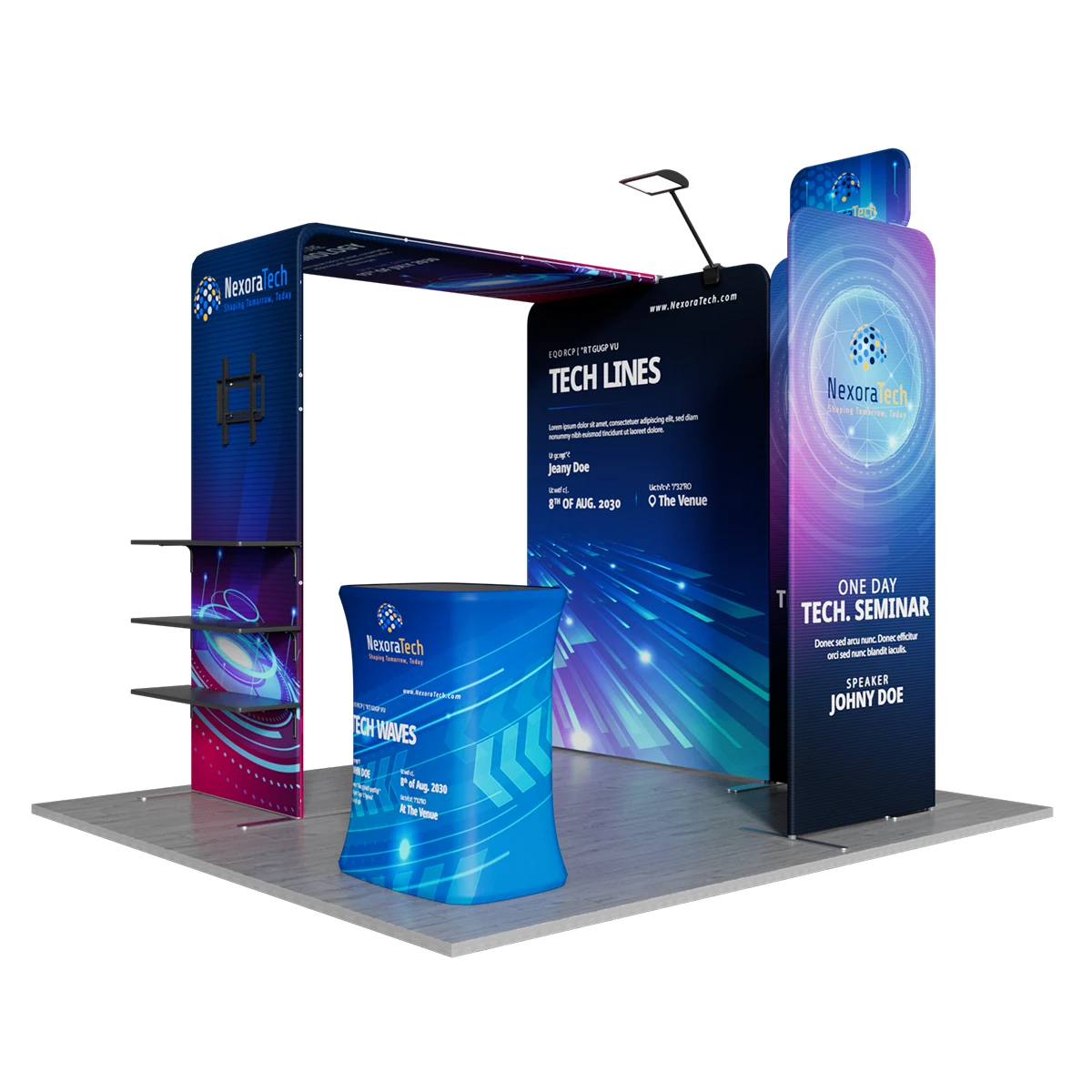 10'x10' Tradeshow Booth Kit - J Kit 1