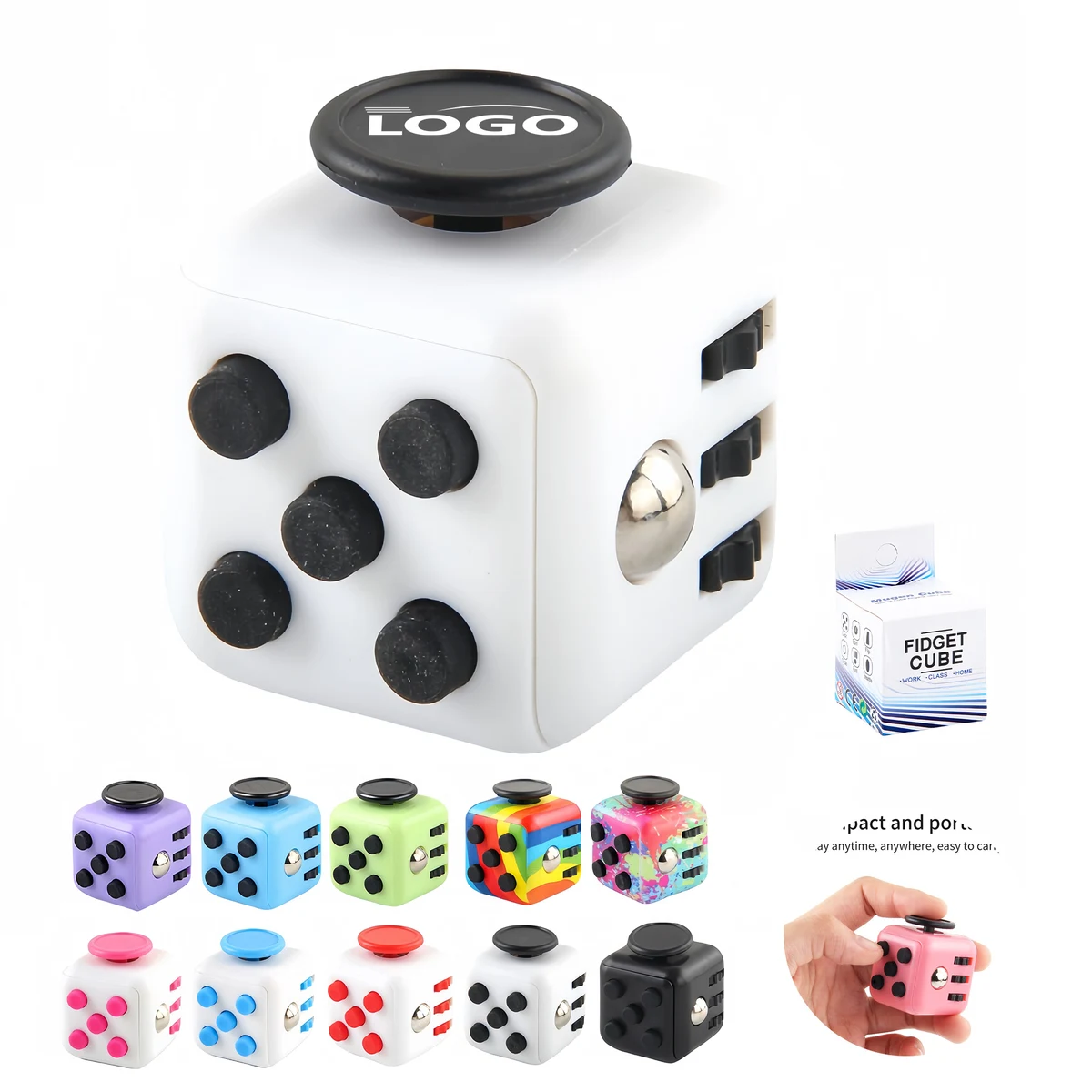 Fidget Cube Set for Stress Relief and Focus 1