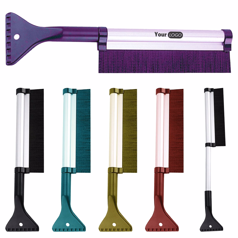 Abs Versatile 2-In-1 Telescopic Snow Shovel For Winter Readiness