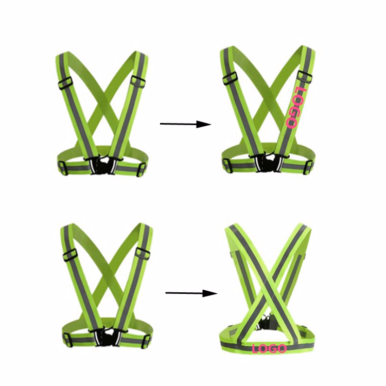 Adjustable Reflective Gear Strap Vest