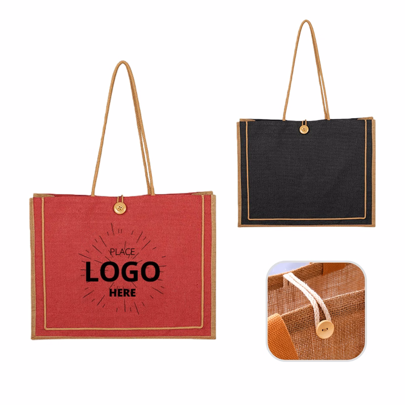 Large Reusable Jute Tote