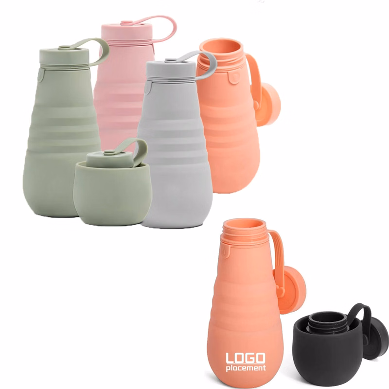 Customized sports water bottle foldable