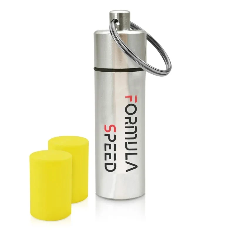 Yellow Ear Plugs in Metal Canister 1