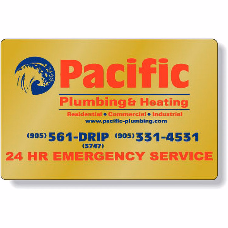 Dull Gold Foil Paper Roll Labels Stock Rectangle (3.25"x5")