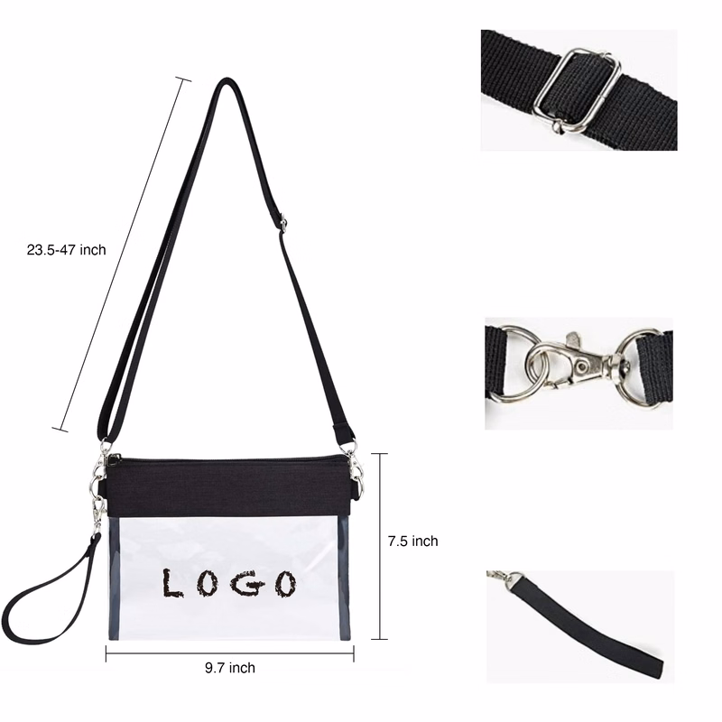 Clear Crossbody Purse Bag With Handle