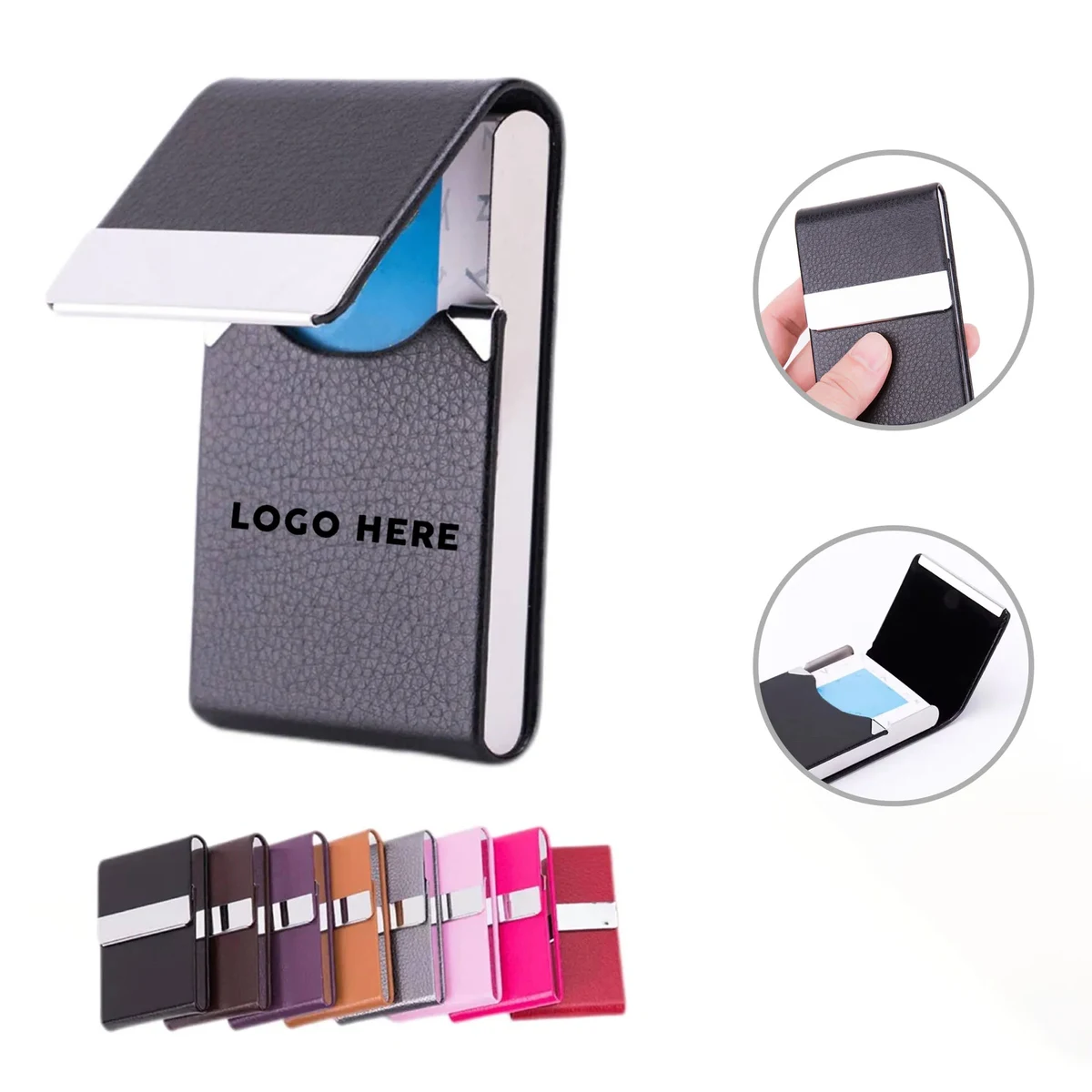 PU Leather Business Card Box 1