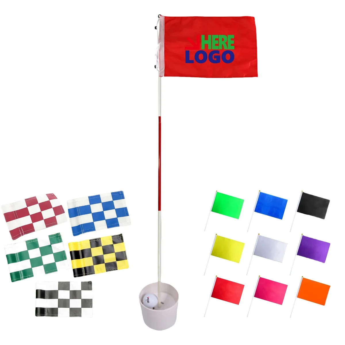 Flagstick 6ft Golf Pin Flag MOQ20 1