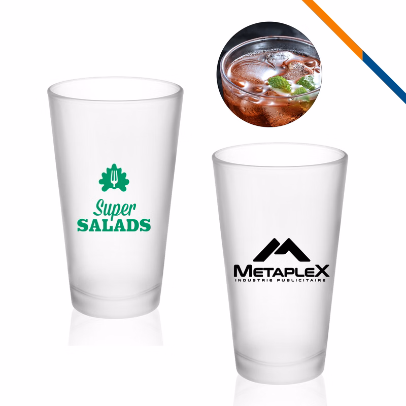 Jesse Frosted Pint Glasses