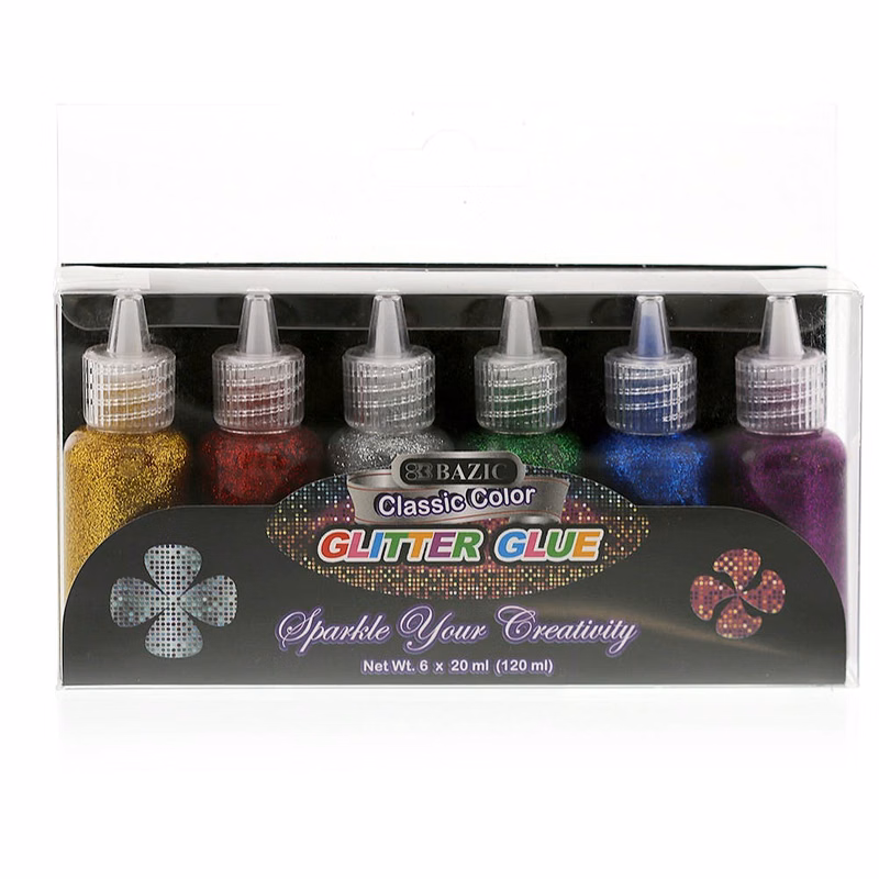 Glitter Glue - Washable Classic Colors 6 Pack