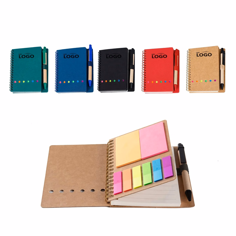 Sticky Note Notebook with Pen