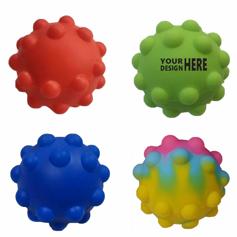 Silicone Stress Balls Relief Toy 2.76"