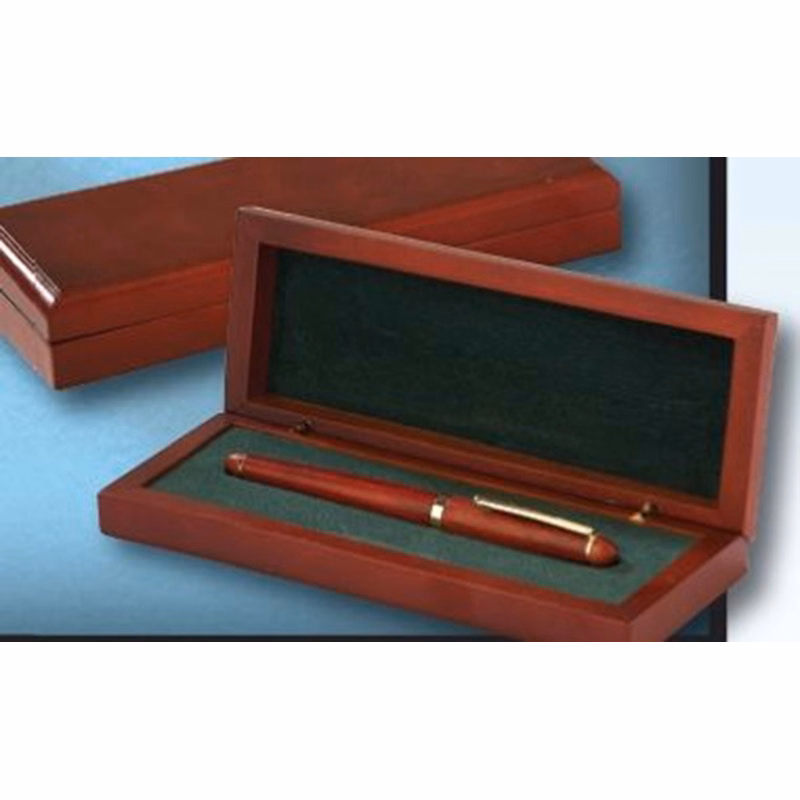 Rosewood Single Pen Set w/ Square Edge