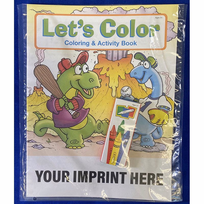 COLORING SET - Let's Color Coloring Book Fun Pack
