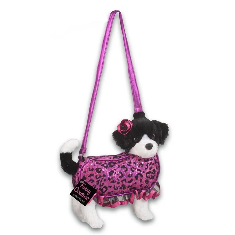 Kira Shih Tzu Furry Couture Dog Purse 1