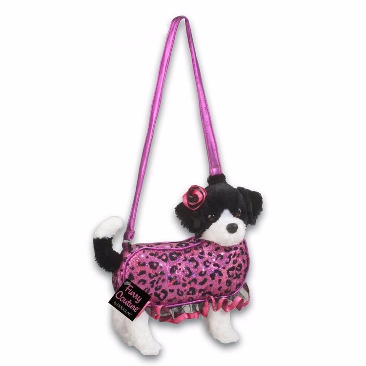 Kira Shih Tzu Furry Couture Dog Purse