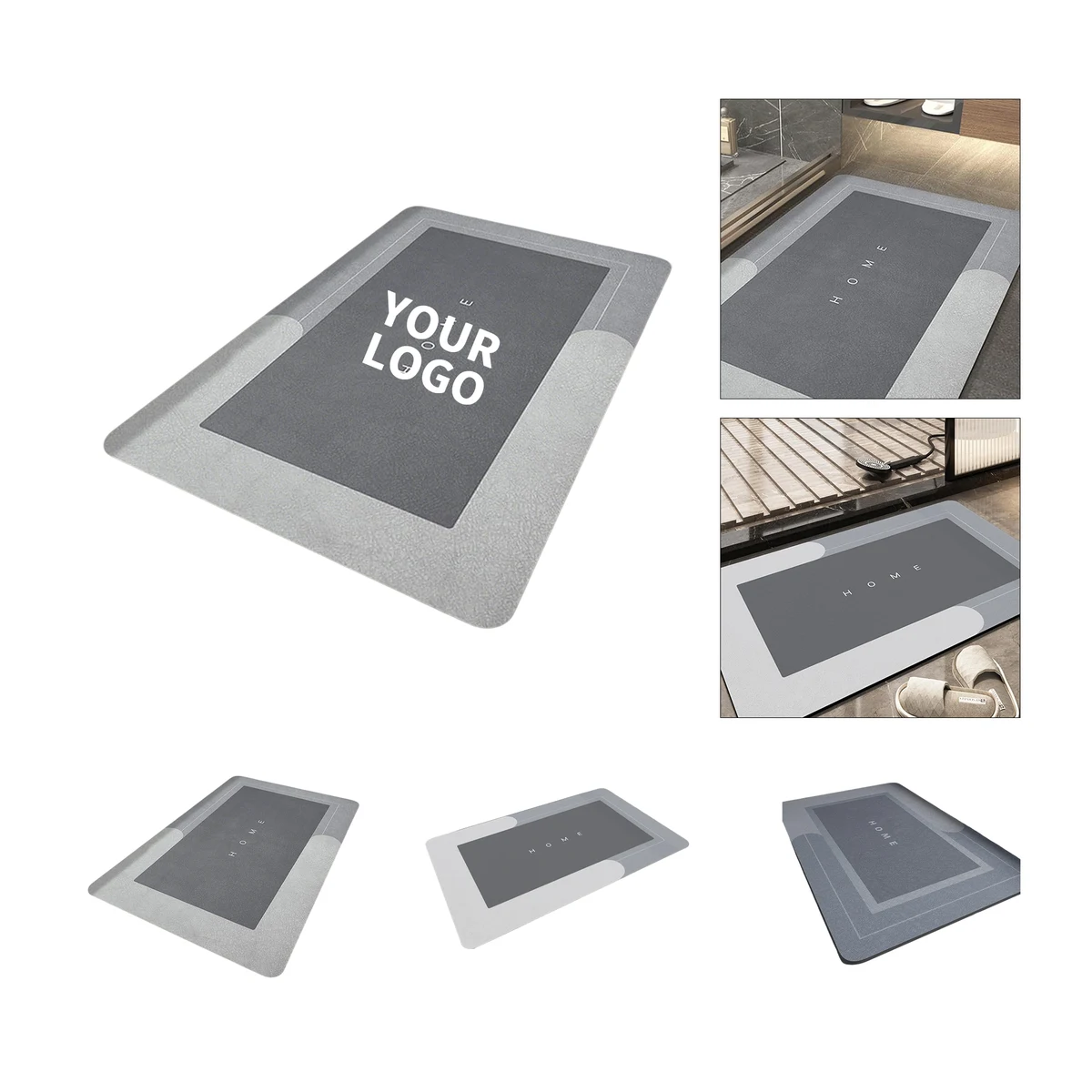 Quick Dry Non Slip Floor Mat 24" x 16" 1