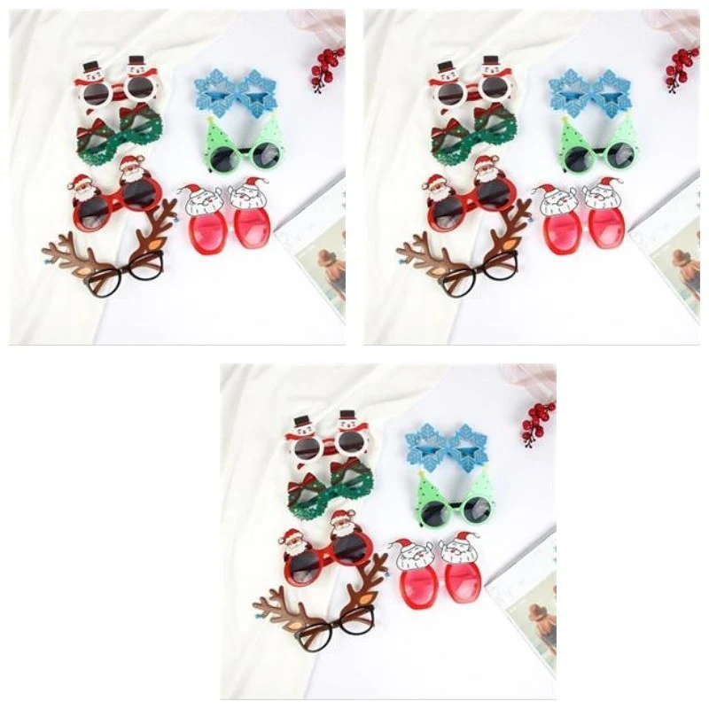 Custom Plastic Christmas Glasses 1