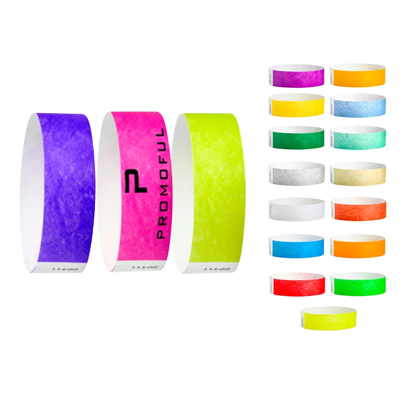 Custom Tyvek Wristbands- 48 Hour Rush Delivery! 1
