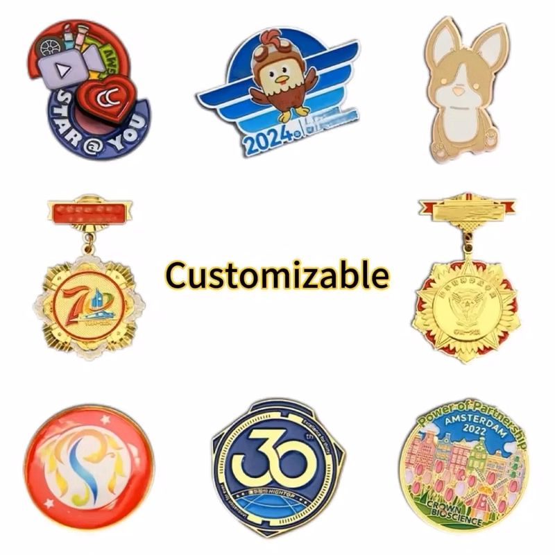 Custom Zinc Alloy Enamel Badge