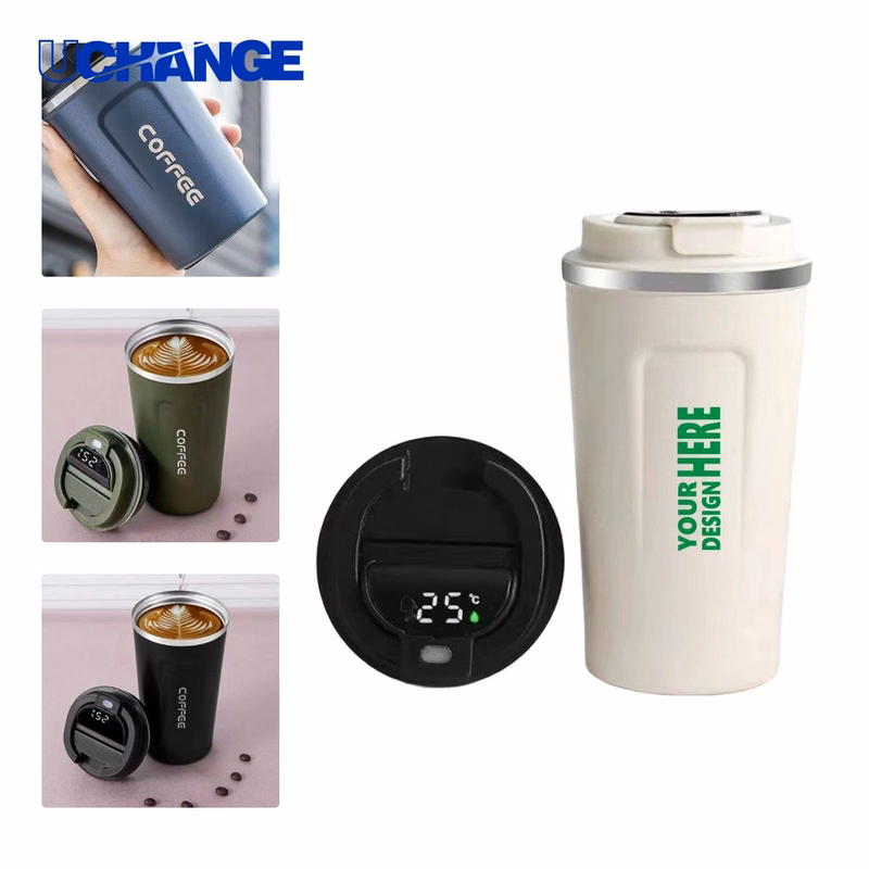 Smart Temperature Measuring Coffee Mug Container