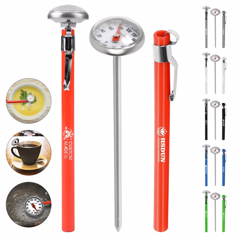 5.5'' Instand Read Dial Liquid Thermometer With Slide Card Packing