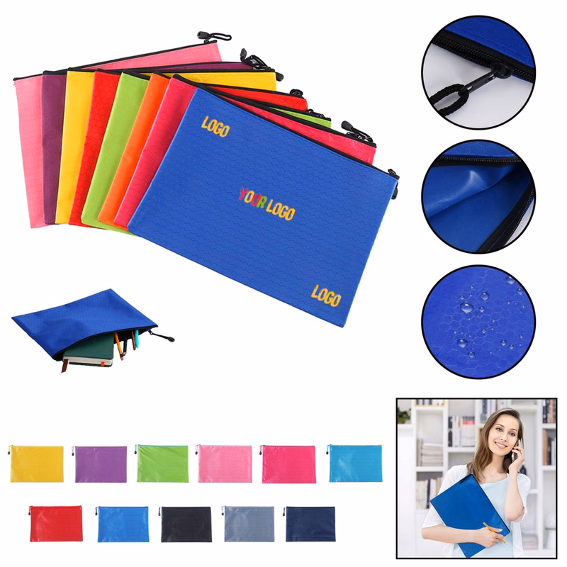A4 Zipper File Bag