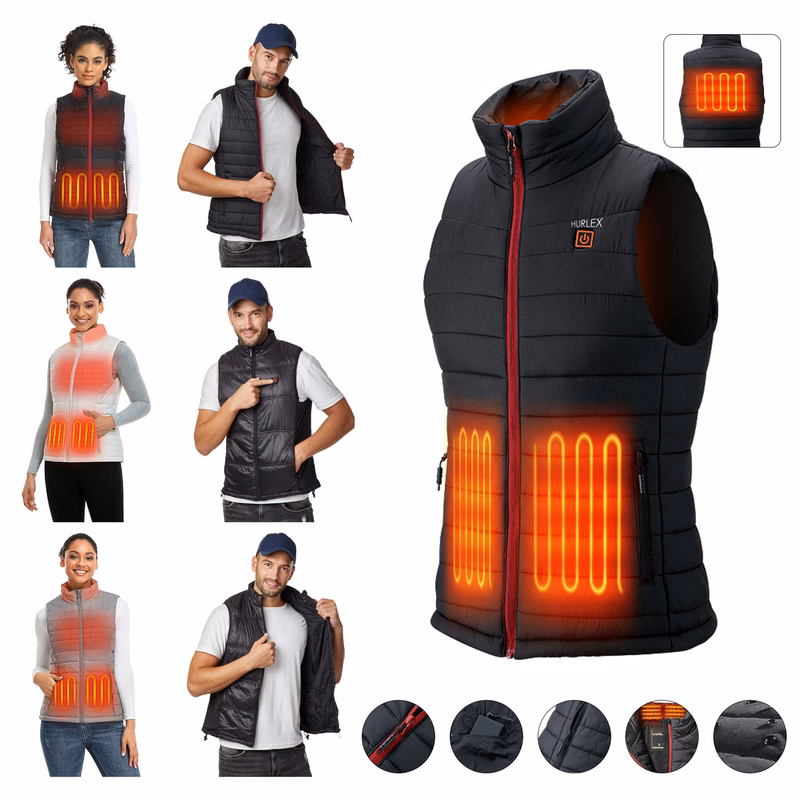 Women's Lightweight Heated Vest with Battery Pack
