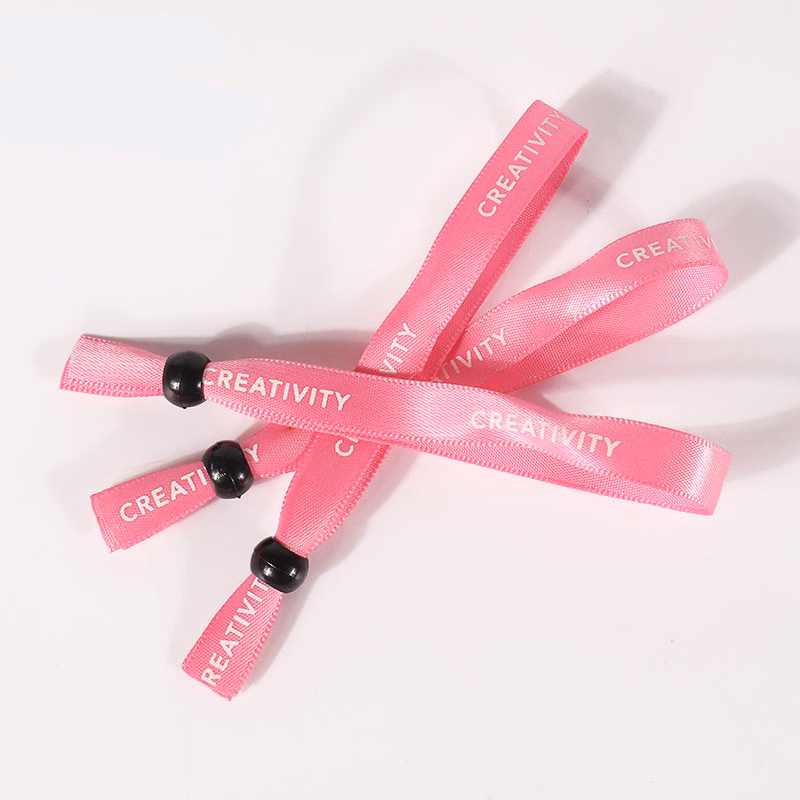 Breast Cancer Awareness Satin Wristbands